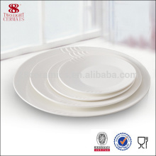 wholesale bone china tableware round plate ceramic hotel supplies factory